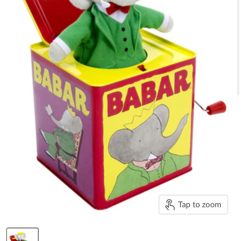 Babar Jack-in-the-Box Toy